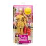 Imagem de Boneca Barbie Profissões Loira Bombeira Deluxe Com Cachorrinho e Acessórios Mattel