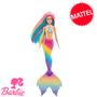 Imagem de Boneca Barbie Sereia Dreamtopia Arco-íris Muda de Cor GTF89 - Mattel