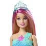 Imagem de Boneca Barbie Sereia Dreamtopia Luzes Brilhantes Loira HDJ35 HDJ36 - Mattel