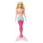 Imagem de Boneca Barbie Sereia Loira com Calda Rosa HGR04 HGR05 - Mattel