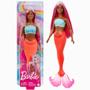 Imagem de Boneca Barbie Sereia Negra Cabelo Colorido 30Cm 3+ Mattel