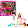 Imagem de Boneca Barbie The Great Horse Chase Criacao de Cavalos HXJ40 Mattel Única