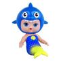 Imagem de Boneca Bebe Acqua Toys Tubaraozinho - Azul - 477 SUPER TOYS