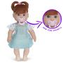 Imagem de Boneca Bebê Cabelo Ruivo Coleção Danadinha C/ Carrinho Rosa