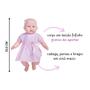 Imagem de Boneca Bebê Criança Menina Bebêzão 53cm Gabi Super Toys 330
