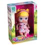 Imagem de Boneca Bebê Menina Loira Baby's Collection Mini Passeio Brinquedo Presente Para Meninas - Super Toys