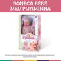 Imagem de Boneca Bebê Meu Pijaminha com Mamadeira e Chupeta Milk