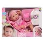 Imagem de Boneca bebê newborn faz xixi com acessórios divertoys