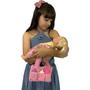 Imagem de Boneca Bebe Rafaeli Faz Xixi + Carrinho + Chá + Bolsinha