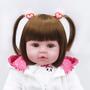 Imagem de Boneca Bebê Reborn 48cm Eva Panda Lançamento