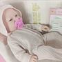 Imagem de Boneca Bebê Reborn Anjo Com Macacão E Acessórios