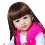 Imagem de boneca bebe reborn cabelos corpo de silicone
