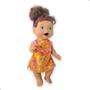 Imagem de Boneca Bebe Reborn de Silicone Morena Papinha Fraldinha Faz Caquinha Brinquedo Menina