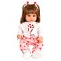 Imagem de Boneca Bebê Reborn Girafinha Menina 48cm - 100% Silicone