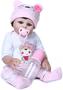 Imagem de Boneca Bebe Reborn Laura Baby Daylin 000818 - Shiny - Shiny Toys