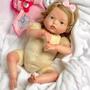 Imagem de Boneca Bebê Reborn Loira Yasmin Com Enxoval Completo 46cm - Sid-Nyl