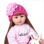 Imagem de Boneca Bebe Reborn Menina Silicone 60cm Bianca