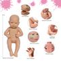 Imagem de Boneca Bebe Reborn Molde Lara Menina Com Torso Translúcido