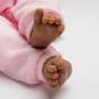 Imagem de Boneca bebê reborn negra sons de bebê 50cm - coleção ninos