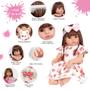 Imagem de Boneca Bebe Reborn Princesa Menina Vestido com Vários Itens