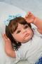 Imagem de Boneca bebê reborn realista corpo em tecido menina linda