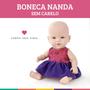 Imagem de Boneca Bebê Sem Cabelo Nanda Vinil + Mamadeira Mágica Pupee