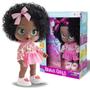 Imagem de Boneca Brave Girls Medica Negra Camille Cabelos Cacheados e Acessórios - Bee Toys