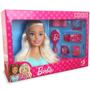 Imagem de Boneca Busto Barbie Styling Head Hair Salão De Beleza Para Pentear Com 24 Acessórios Criança - Pupee