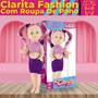 Imagem de Boneca Clarita Fashion Básica Plástico Brinquedo Menina