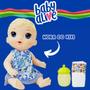 Imagem de Boneca Com Acessórios Infantil Baby Alive Hora Do Xixi Mamadeirinha E Fraldinha Articulada 29cm Hasbro