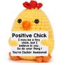 Imagem de Boneca de crochê motivacional BDAyption Mini Positive Chick