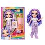 Imagem de Boneca de moda Rainbow High Jr High PJ Party Violet Purple 9