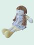 Imagem de Boneca de pano artesanal pelúcia 44cm brinquedo decoração