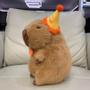 Imagem de Boneca de Pelúcia de Capivara Kawaii - Brinquedo Macio e Fofo para Presente