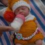 Imagem de Boneca de silicone MYREBABY Alisa 7 cm Micro Preemie Girl