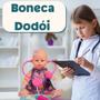 Imagem de Boneca Dodói De Vinil Com Acessórios Médicos