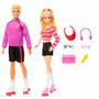 Imagem de Boneca e Boneco - Barbie 65 anos - Barbie e Ken Patinadores - Mattel