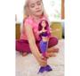 Imagem de Boneca Estilo Barbie Princesa Bailarina Articulada 30cm + Acessórios Coroa Espelho Colar Pente Azul Rosa Ballet