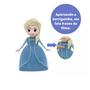 Imagem de Boneca Frozen Elsa com Som 24cm Fala Frases do Filme Desliza +2 anos Disney Brinquedo Elka - 947