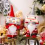Imagem de Boneca Gnomo de Natal com Luzes - Enfeite Rudolph Sem Rosto