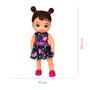 Imagem de Boneca Hannah Suquinho C/ Copo Vinil Vestido Florido 30cm