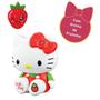 Imagem de Boneca Hello Kitty Morango Frutinha Com Aroma Em Vinil Lider