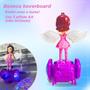 Imagem de Boneca Hoverboard Giratória Anjo Dançarina Com Som E Luz