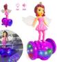 Imagem de Boneca Hoverboard Giratória Anjo Dançarina Com Som e Luz.