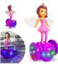 Imagem de Boneca Hoverboard Giratória Anjo Dançarina Com Som e Luz.
