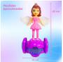 Imagem de Boneca Hoverboard Giratória Anjo Dançarina Com Som e Luz.