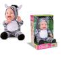 Imagem de Boneca Infantil Babilina Planet Zebra Fofinha Bambola 715