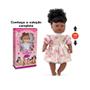 Imagem de Boneca Isadora Negra com Cabelo Cacheado Brinquedo Menina - Adijomar Brinquedos