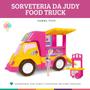 Imagem de Boneca Judy Carrinho de Sorvete e Food Truck Samba Toys