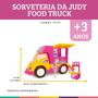 Imagem de Boneca Judy Carrinho de Sorvete e Food Truck Samba Toys